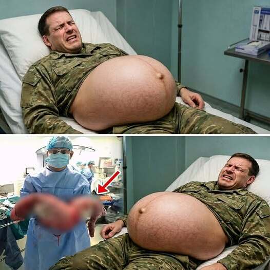 ВОЕНЕН ПОСТЪПВА В БОЛНИЦА С ОГРОМЕН КОРЕМ! А когато „бебето“ се появява… лекарят изпада в шок и припада… 😲😲😲 3 697081924 1291148349854402 39079