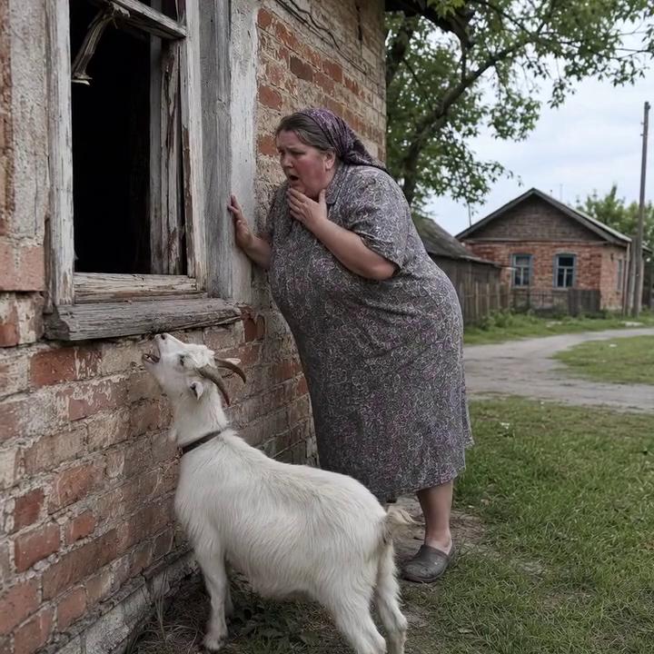 Всеки ден козата се измъкваше от двора и тичаше към последната къща в селото, където с часове жално блееше пред един прозорец. Стопанката ѝ се ядосваше, докато един ден не надникна вътре… 😲😲😲 3 ezgif 6c43cd09e227269a.mp4 poster