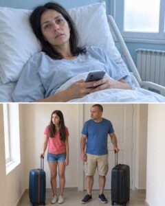 На 52 получих инсулт. „Почивай си, миличка – ние ще заминем, че всичко е платено“ – каза мъжът ми… и отлетя с децата за Малдивите. Направих само ЕДНО обаждане от болничното легло... А когато се върнаха – щастливи и с тен – ги чакаше ИЗНЕНАДА, от която всички настръхнаха… 😲😲😲 54 839913616 122264777798262165 1327277870085941358 n